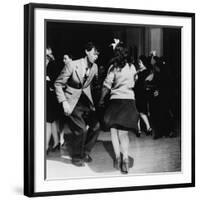 Jitterbugs at an Elk's Club Dance, in Washington, D.C. April 1943-null-Framed Photo