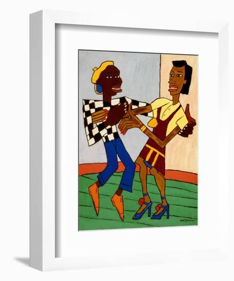 Jitterbugs-William H Johnson-Framed Art Print