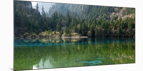Jiuzhaigou on the Edge of the Tibetan Plateau, known for its Waterfalls and Colourful Lakes-Alex Treadway-Mounted Photographic Print