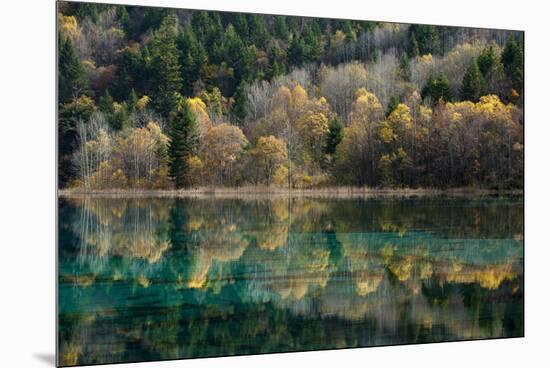 Jiuzhaigou on the Edge of the Tibetan Plateau, known for its Waterfalls and Colourful Lakes-Alex Treadway-Mounted Premium Photographic Print