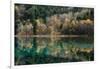 Jiuzhaigou on the Edge of the Tibetan Plateau, known for its Waterfalls and Colourful Lakes-Alex Treadway-Framed Photographic Print