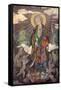 Jizo, the children's god, 1925-Evelyn Paul-Framed Stretched Canvas