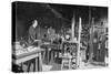 JJ Thomson, British Physicist, at Work in the Cavendish Laboratory, Cambridge-null-Stretched Canvas