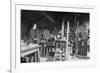 JJ Thomson, British Physicist, at Work in the Cavendish Laboratory, Cambridge-null-Framed Giclee Print