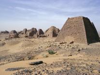 Heiroglyphic Carvings, Bajrawiya, the Pyramids of Meroe, Sudan, Africa-Jj Travel Photography-Photographic Print