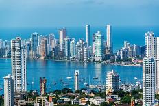 Cartagena Skyscapers-jkraft5-Photographic Print