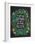 JKRowling_Green-on-Black_Artprint-Cat Coquillette-Framed Giclee Print