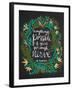 JKRowling_Green-on-Black_Artprint-Cat Coquillette-Framed Giclee Print