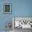 JKRowling_Green-on-Black_Artprint-Coquillette Cat-Framed Art Print displayed on a wall