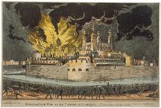 Fire at the Armoury in the Tower of London, October 1841-JL Marks-Giclee Print