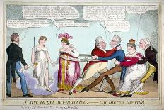 St James Street in an Uproar, or the Quack Artist and His Assailants, 1819-JL Marks-Giclee Print