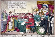 King Henry VIII, Act II, Scene IV, C1820-JL Marks-Giclee Print