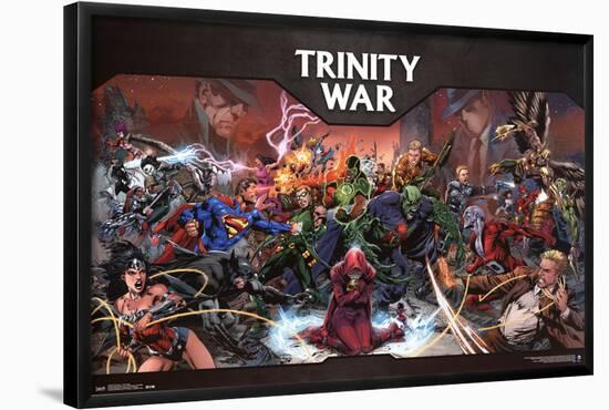 JLA- Trinity War-null-Framed Poster