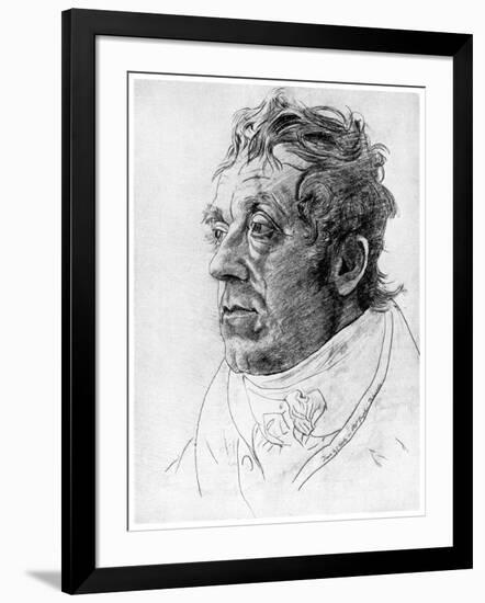 JMW Turner, British Artist, 19th Century-Cornelius Varley-Framed Giclee Print