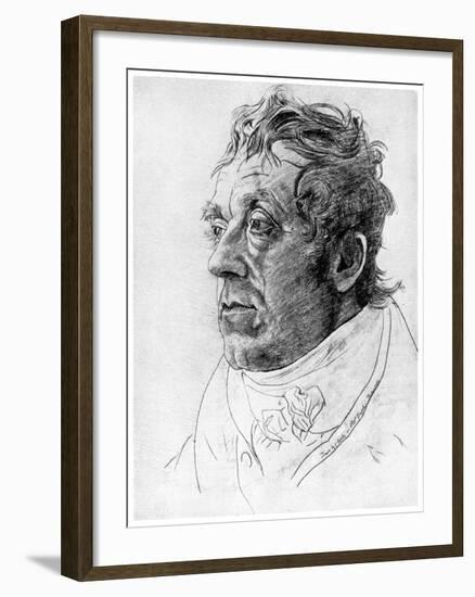 JMW Turner, British Artist, 19th Century-Cornelius Varley-Framed Giclee Print