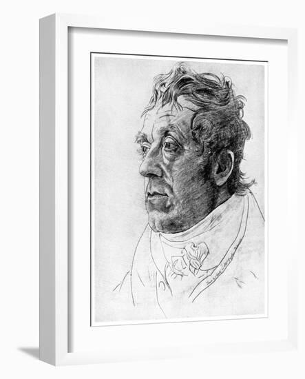 JMW Turner, British Artist, 19th Century-Cornelius Varley-Framed Giclee Print