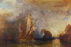 The "Fighting Temeraire" Tugged to Her Last Berth to be Broken Up, Before 1839-J^ M^ W^ Turner-Stretched Canvas