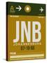 JNB Johannesburg Luggage Tag 1-NaxArt-Stretched Canvas