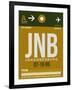 JNB Johannesburg Luggage Tag 1-NaxArt-Framed Art Print