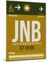 JNB Johannesburg Luggage Tag 1-NaxArt-Mounted Art Print