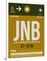 JNB Johannesburg Luggage Tag 1-NaxArt-Framed Art Print