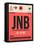 JNB Johannesburg Luggage Tag 2-NaxArt-Framed Stretched Canvas