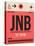 JNB Johannesburg Luggage Tag 2-NaxArt-Stretched Canvas