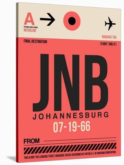 JNB Johannesburg Luggage Tag 2-NaxArt-Stretched Canvas