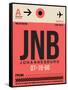 JNB Johannesburg Luggage Tag 2-NaxArt-Framed Stretched Canvas