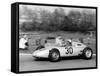 Jo Bonnier Driving a Works Porsche Formula 1 Car, Brussels Grand Prix, Belgium, 1961-null-Framed Stretched Canvas