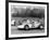 Jo Bonnier Driving a Works Porsche Formula 1 Car, Brussels Grand Prix, Belgium, 1961-null-Framed Photographic Print