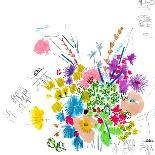 Floral Sketch 3, 2014-Jo Chambers-Giclee Print