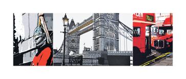 London-Jo Fairbrother-Stretched Canvas
