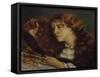 Jo, La Belle Irlandaise, 1865-66-Gustave Courbet-Framed Stretched Canvas