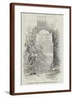 Jo Miller's Grave, St Clement's Burial-Ground-null-Framed Giclee Print