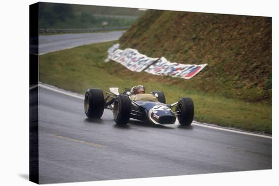 Jo Siffert's Lotus-Ford, French Grand Prix, Rouen, 1968-null-Stretched Canvas