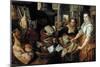 Joachim Beuckelaer / 'Christ at home with Martha and Mary', 1568, Flemish School, Oil on panel, ...-JOACHIM BEUCKELAER-Mounted Poster