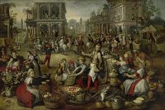 Fish Market, 1568-Joachim Beuckelaer or Bueckelaer-Mounted Giclee Print