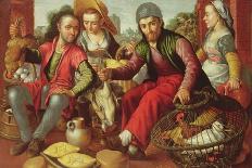 Cook with chicken (1574)-Joachim Bueckelaer-Giclee Print