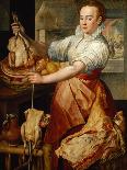 Cook with chicken (1574)-Joachim Bueckelaer-Laminated Giclee Print