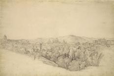 View from the Sabine Hills over Tivoli in Campania with the Gorge of the Anio on the Right-Joachim Faber-Giclee Print