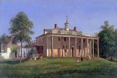 View of Mount Vernon-Joachim Ferdinand Richardt-Stretched Canvas