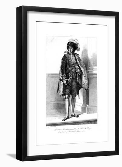 Joachim Murat (1767-181), Marshal of France, 1839-Geille-Framed Giclee Print