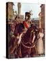 Joachim Murat Entering Florence, 19 January 1801-Tancredi Scarpelli-Stretched Canvas