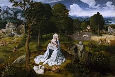 The Rest on the Flight into Egypt (The Miraculous Field of Wheat) C.1518-24-Joachim Patinir-Giclee Print