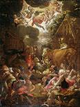 Mars and Venus Surprised by Vulcan-Joachim Wtewael-Giclee Print