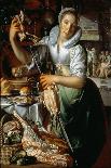 Kitchen Scene with the Parable of the Feast-Joachim Wtewael Or Utewael-Framed Giclee Print