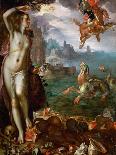 Perseus Freeing Andromeda-Joachim Wtewael-Stretched Canvas