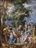 Mars and Venus Surprised by Vulcan-Joachim Wtewael-Giclee Print