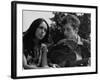 Joan Baez and Bob Dylan Singing at the 1963 Civil Rights March on Washington-null-Framed Photo